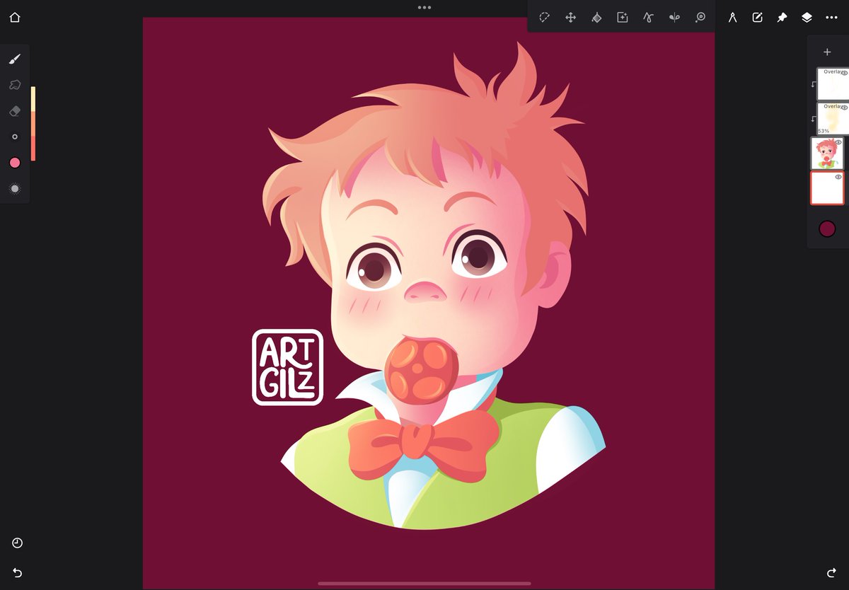 artgilz_'s tweet photo. gambar karakter terakhir di series howls moving castle
Markl ✨
#markl #HowlsMovingCastle #sticker #digitalart https://t.co/WB6DS5vC3U