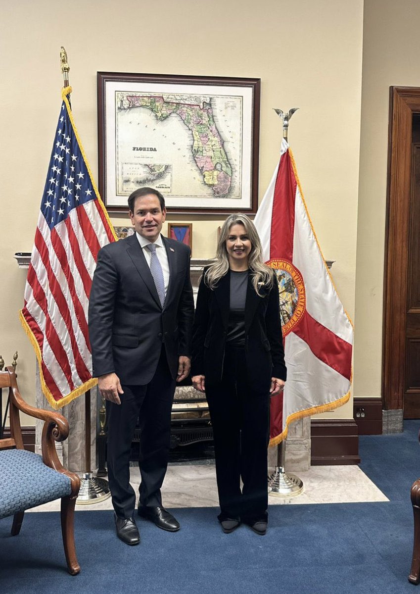 MAndreaNieto's tweet photo. ¡Qué gran noticia para el mundo libre la designación de @SenMarcoRubio como Secretario de Estado de EEUU! La horrible noche de Latinoamérica está llegando a su fin!!! Libertad para nuestros pueblos y que el comunismo quede desterrado para siempre 💪🏼 https://t.co/0QSIqeCE4V