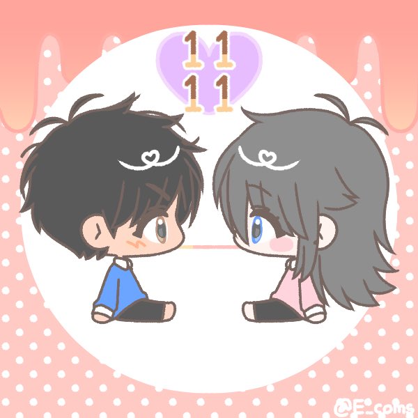 Akilvers's tweet photo. Sillies!! 🤭💕💕💕

It’s always hard to recreate them in picrew, but I tried. xD

#AimShipping #yumetwt https://t.co/Dzbz9yuxSB