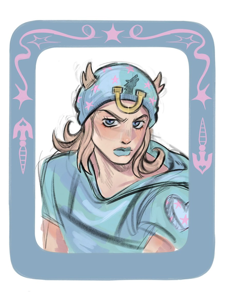 peachy_lexi_'s tweet photo. finished reading steel ball run today :( IT WAS SO GOOD THO !!! def one of the best parts 😩 and now this means i get to add johnny to my joestar sticker packs i’m making !! 
#jjba #sbr https://t.co/AyjEYvI4Jf