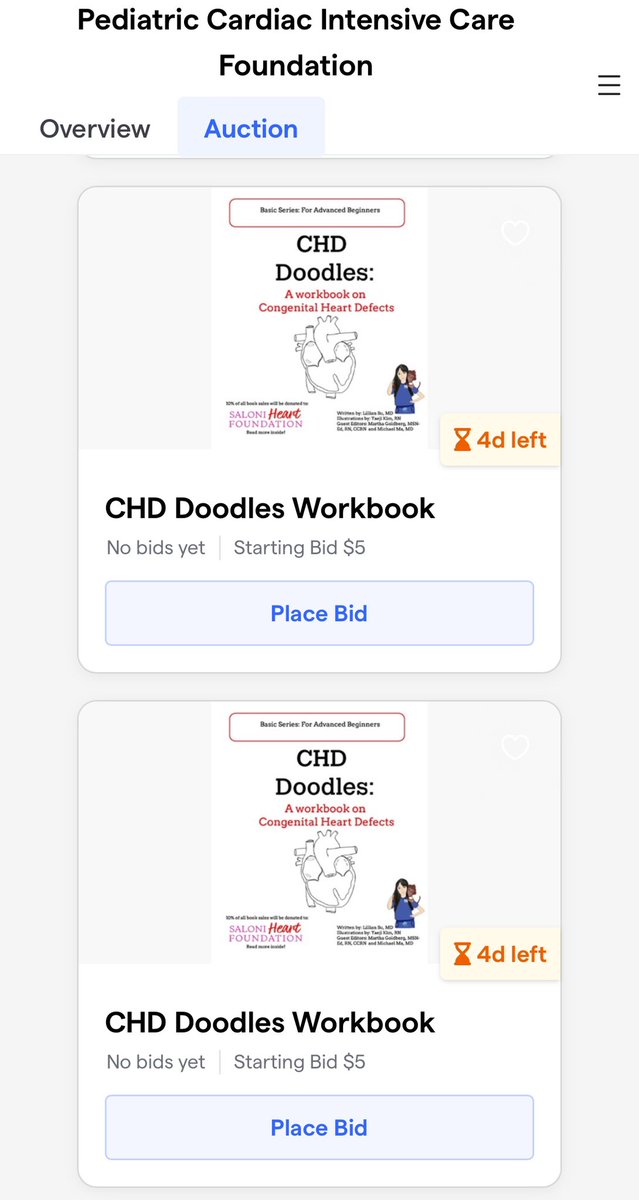 If you ever wanted a <a href="/chddoodles/">Chddoodles</a> book and will be in San Diego, there are 5 we donated and you can get one for as cheap as $5 which is the starting bid.