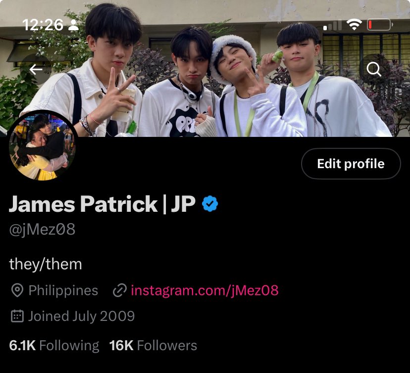 jMez08's tweet photo. Wag niyo muna ako iunfollow wah happy 16K followers wah /umiyak https://t.co/NV6uIqhKZD