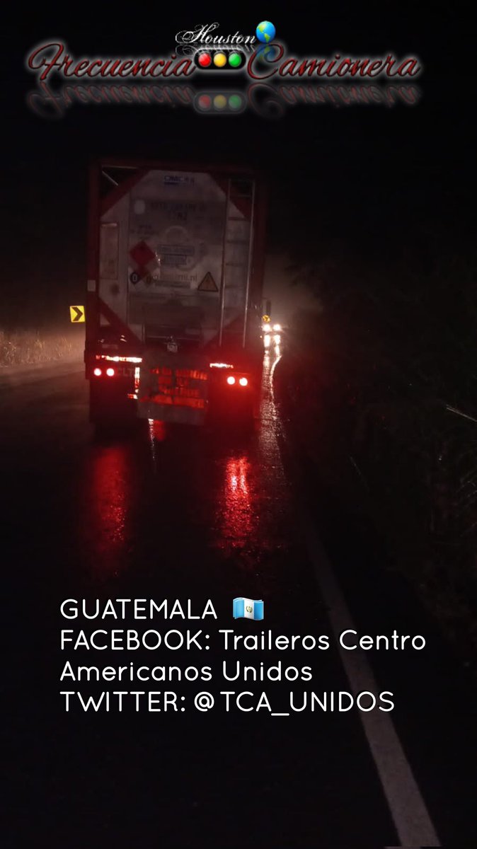 TCA_UNIDOS's tweet photo. GUATEMALA 🇬🇹 
#PrecaucionVial 
 Atlántico empezando a subir el Manacal de sur a norte doble remolque de isotanques patino y está varado https://t.co/FEfiCFuRAM