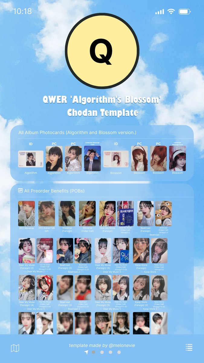 QWER Algorithms Blossom 当選 チョダン トレカ サイン会 QWER Algorithms Blossom 当選 チョダン トレカ サイン会