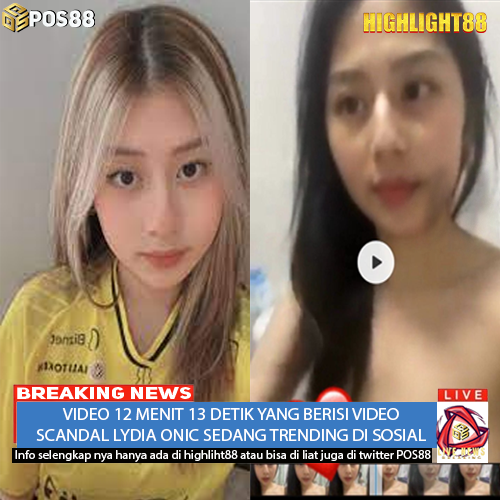 Biangla136's tweet photo. VIRAL !! Video Scandal Lydia Onic Berdurasi 12 Menit 13 Detik.

Info Selengkapnya Baca Di : https://t.co/Frr9DpQ8zJ
Link Video Scandal Lydia Onic : https://t.co/pvW4Q9d7mH

#NewsUpdates  #fyptwitter  #pos88 #ViralVideos  #CNN https://t.co/oXRApCzmcR
