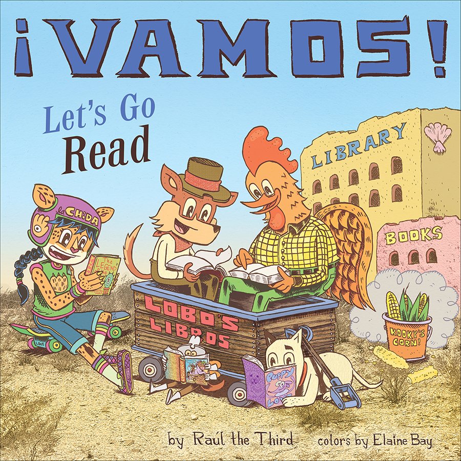 Little Lobo &amp; friends love the Guadalupian Library's Libro Love book festival held each year. So many things to do, from making puppets &amp; zines to the Ride into Books attraction to searching for their most sought after books. A delightful celebration of books &amp; libraries! Rec'd!