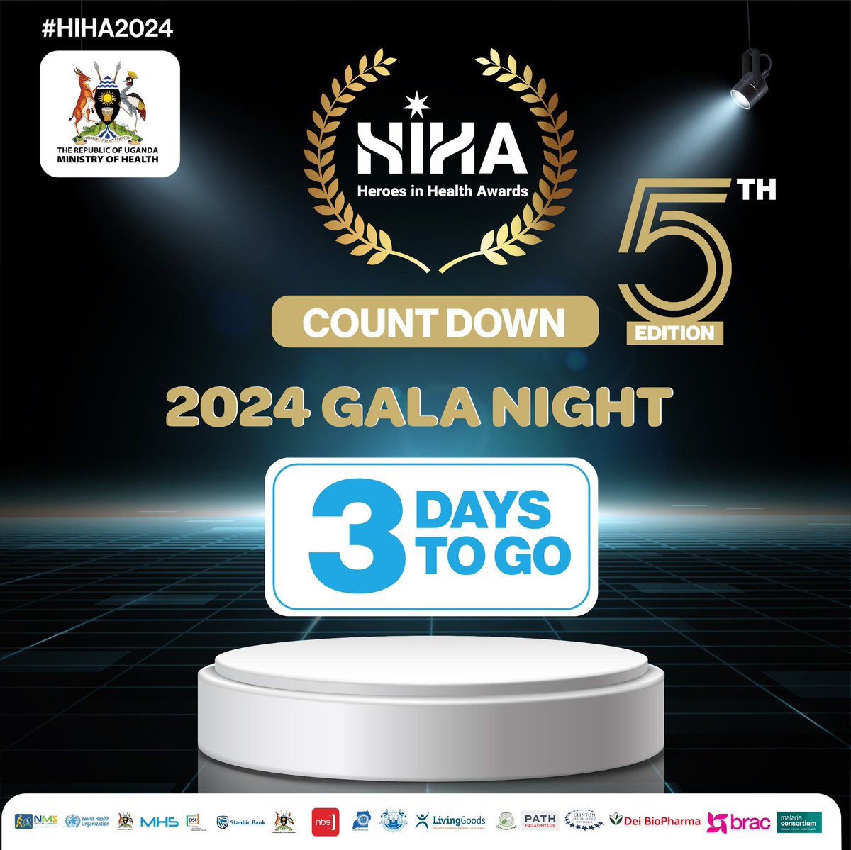 Ladies and gentlemen, the moment we've all been waiting for is almost here! After a rigorous review process, we are just three days away from the grand gala night of the Heroes in Health Awards 

 #HIHA2024