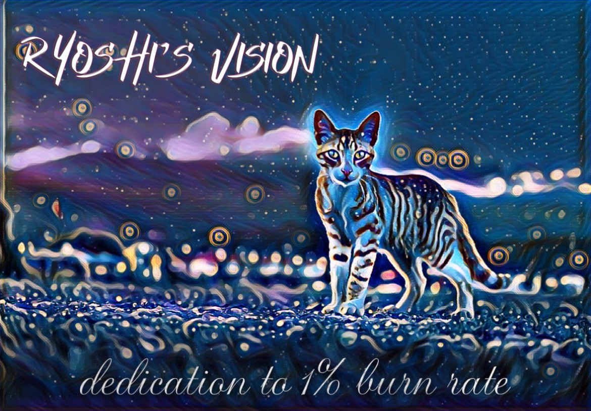 RYOSHI.VISION (@ryoshivision) on Twitter photo Congratulations to the <a href="/RyoshiVision/">RYOSHI.VISION</a> community for successfully reaching 682 trillion tokens burned! Every day there are less $RYOSHI available because each buy, sell, or transfer results in tokens forever removed from circulation. Available <a href="/ShibaSwapDEX/">ShibaSwapDEX</a> <a href="/Uniswap/">Uniswap Labs 🦄</a> <a href="/SushiSwap/">Sushi.com</a> Congratulations to the <a href="/RyoshiVision/">RYOSHI.VISION</a> community for successfully reaching 682 trillion tokens burned! Every day there are less $RYOSHI available because each buy, sell, or transfer results in tokens forever removed from circulation. Available <a href="/ShibaSwapDEX/">ShibaSwapDEX</a> <a href="/Uniswap/">Uniswap Labs 🦄</a> <a href="/SushiSwap/">Sushi.com</a>