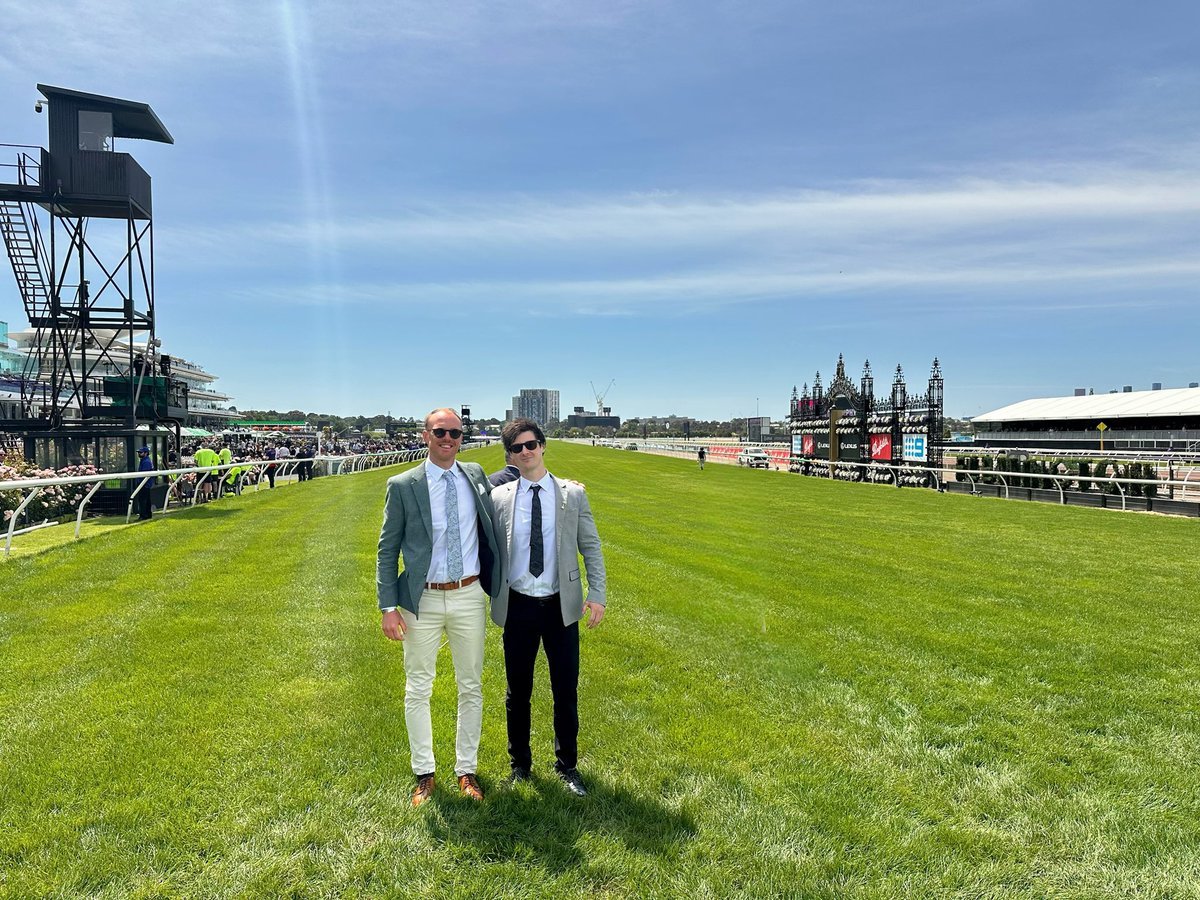 LozzaMoody's tweet photo. Derby Day with The Skindog #Melbournecupcarnival #flemington #spring https://t.co/2drCJ7tD6y