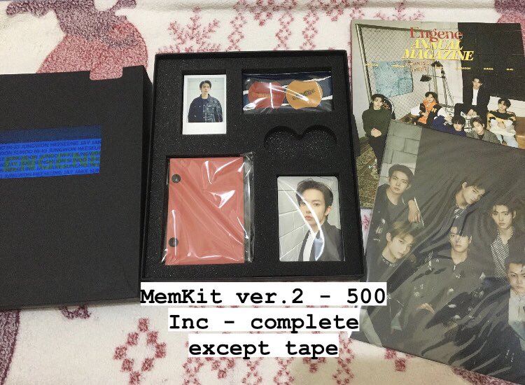 zenames_kai's tweet photo. ~ Membership Kit ver 2
~ Memories : Step 1
~ M:D1 wev pob (set 1 won) - 200
~ M:D1 wev pob (set 2 hee) - 200

✎ see photos for price and inclusions
✎ onhand &amp; mint
✎ dm/reply to claim https://t.co/aDBklIe2bq