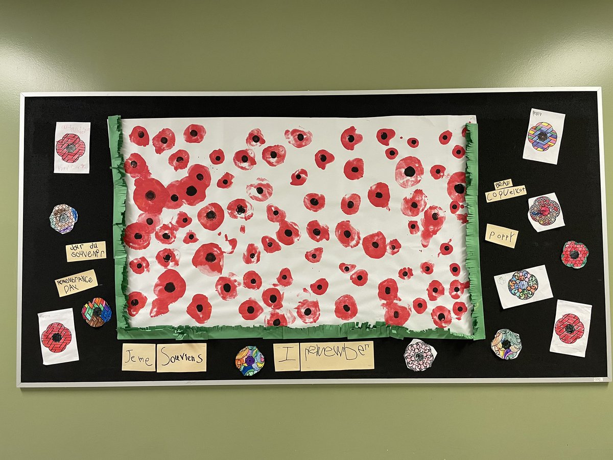 On Remembrance Day, we pause to honour the brave men and women who sacrificed so much for our freedom. #ocsbRemembers #LestWeForget #RemembranceDay
