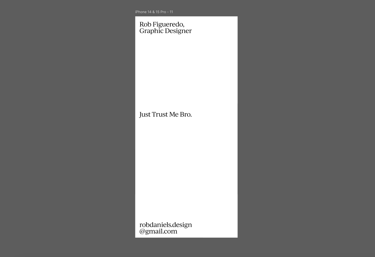 robably__'s tweet photo. Just designed a new portfolio site. I think this is a winner https://t.co/M2DTkO2Gi8