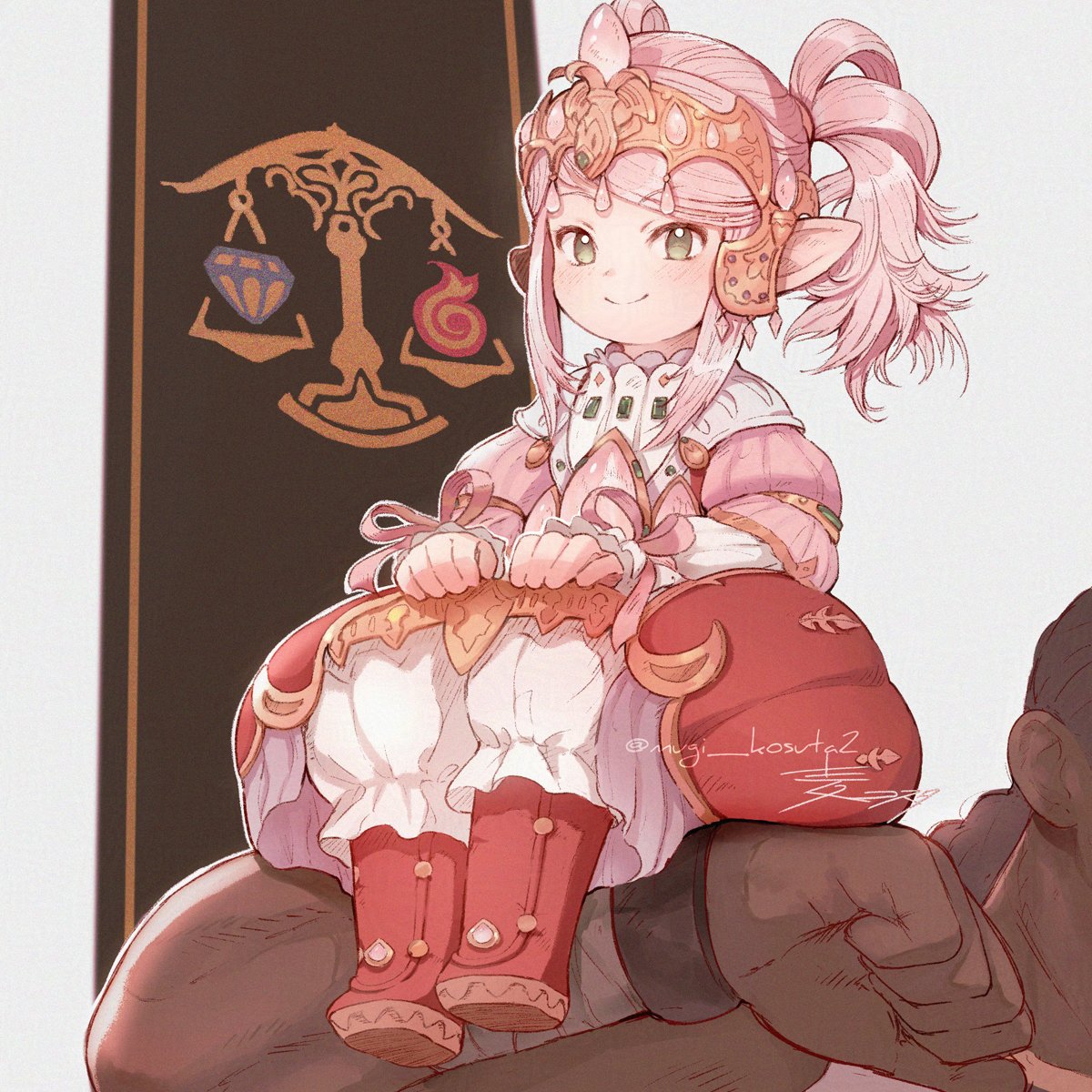 mugi_kosuta2's tweet photo. ナナモ・ウル・ナモ
#FF14 #FFXIVART https://t.co/yUVotwts0q