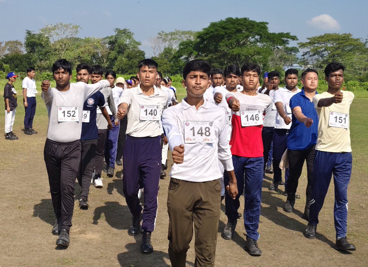 GUCampusNSSUnit's tweet photo. Day6 : East Zone Pre Republic Day Parade Camp 2024 . Morning parade @nss_rdguwahati @CMOfficeAssam @YASMinistry @mansukhmandviya https://t.co/EvHqBsVm2o