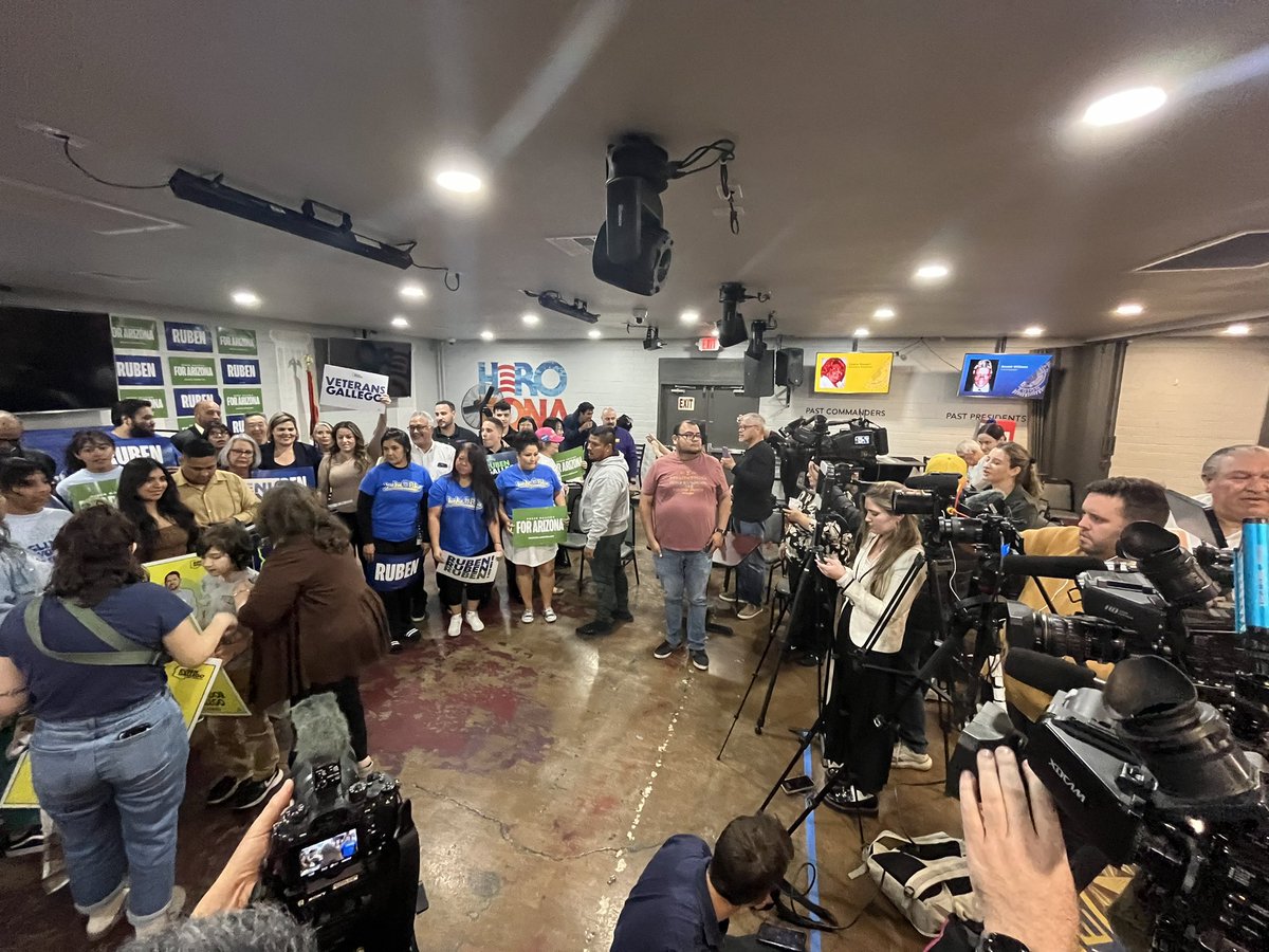 AP has just called the final U.S. Senate seat for Ruben Gallego. We’re waiting for him to speak now in Phoenix. <a href="/abc15/">ABC15 Arizona</a>