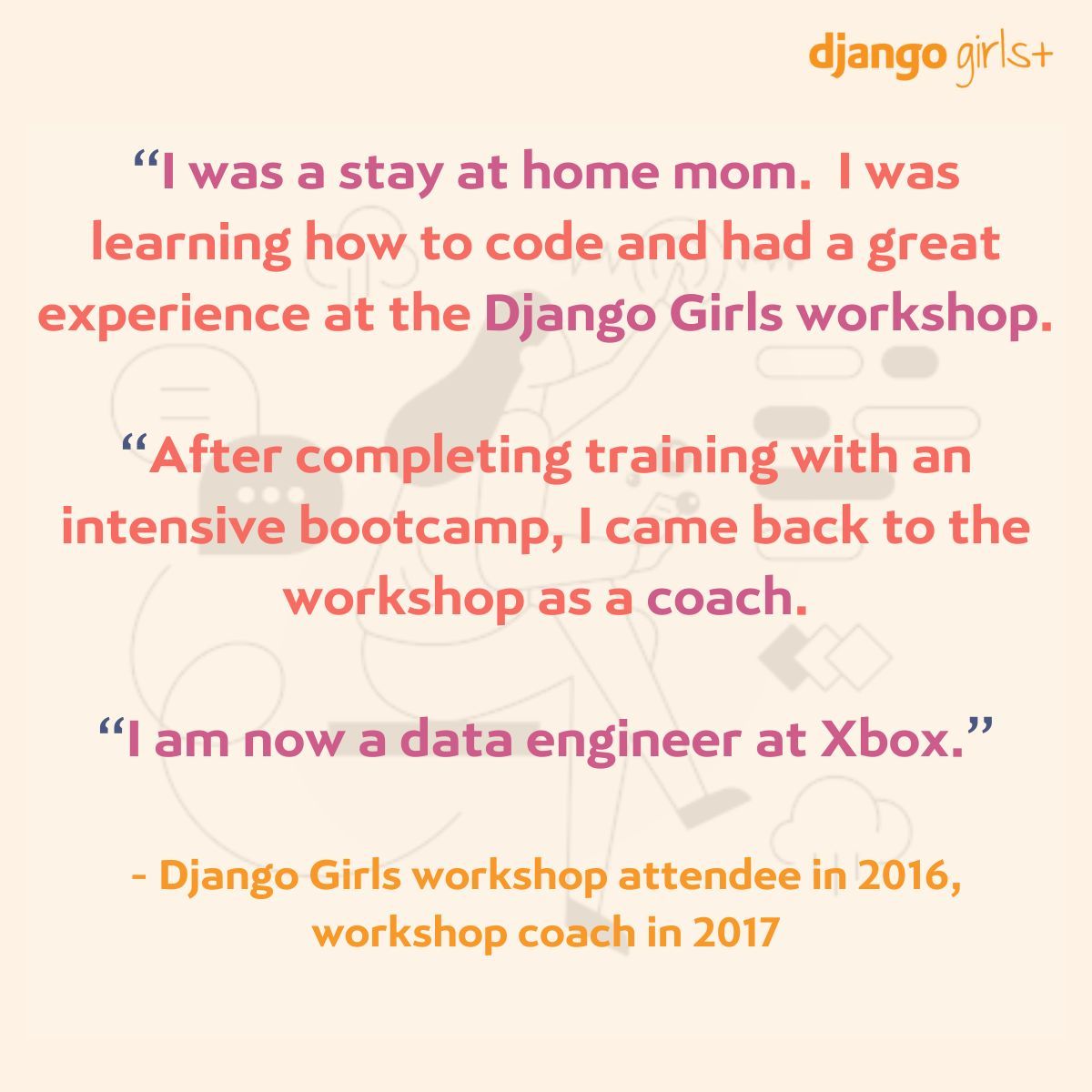 For our 10th birthday, we caught up with some of our past attendees. After coming to one of our events, 71% continued learning to code and 45% started working in tech. Want to do the same? Visit our website: buff.ly/40Eimg7