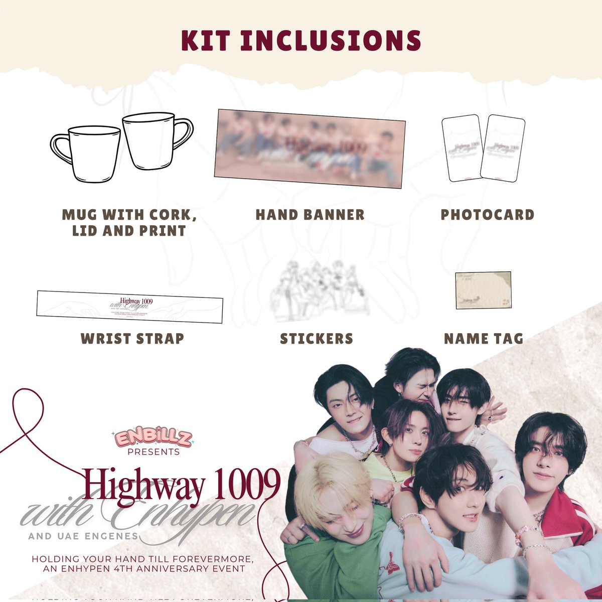 psd_foxtales's tweet photo. UAE ENGENES ‼️  
EYES HERE 👀 ♡

HIGHWAY 1009 with ENHYPEN &amp; UAE Engenes : Holding your hand till forevermore, An Enhypen 4th Anniversary Event in DUBAI, UAE

Lezzgo now ! 

#UAE_ENGENE #EnhypenUAE #ENHYPEN #KpopinDubai #KpopinUAE #EnbillzEvents #enhypenuae https://t.co/PrgBF4aslG