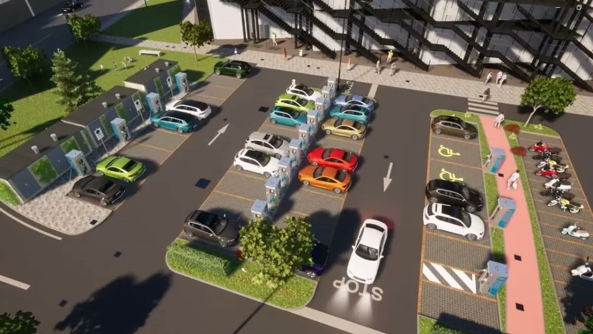 vaielettrico's tweet image. 🔌🔌🔌🔌#Electrip ad Assago, al Business Park di MilanoFiori Nord, apre  la più grande stazione di ricarica italiana: 16 colonnine da 400 kW per un totale di 32 stalli. Per gli abbonati a 0,50 euro vaielettrico.it/electrip-sbarc…