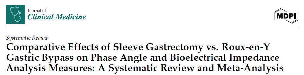 Excited to share our latest article in <a href="/JCM_MDPI/">JCM MDPI</a> !📊🔍
We compare the impacts of Sleeve Gastrectomy and Roux-en-Y Gastric Bypass on phase angle and bioelectrical measures, providing new insights into post-surgical recovery in obesity care.
mdpi.com/2077-0383/13/2… #mdpijcm