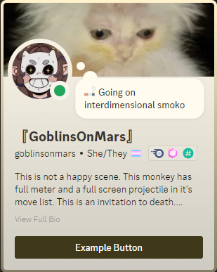 _GoblinsOnMars's tweet photo. Uh if you think I'm cool and awesome and whatnot, feel free to reach out to me on Discord. I like talking to people :D https://t.co/HZgHiPynwd