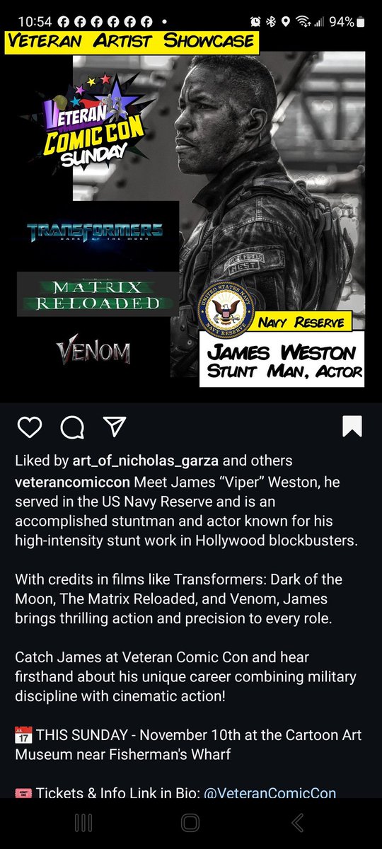 TheViper001's tweet image. at @VeteranComicCon with @CynthiaGouw from @startrek V: The Final Frontier (she played Ambassador Caithlin Dar and I was a #Klingon in another Star Trek #movie.  I was honored to participate on a panel with other #veterans in recognition #VeteranDay (w/my wife @ClimonsArdria 💕 )