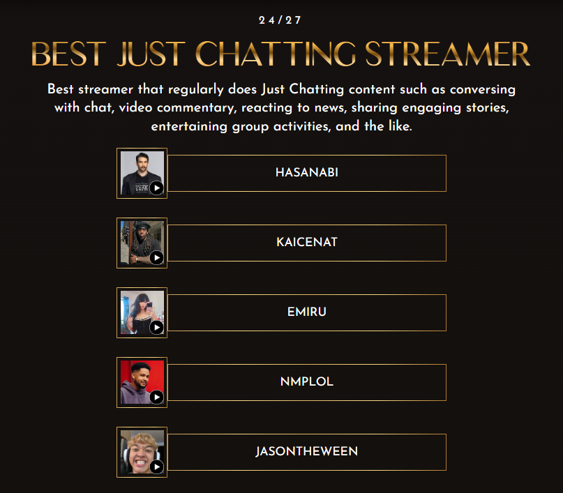 jasontheween's tweet photo. OMG I GOT NOMINATED FOR 2 STREAMER AWARDS! PLEASE VOTE FOR ME! 😅

1 VOTE = GOOD LUCK 🍀 https://t.co/UPu4eamU7f