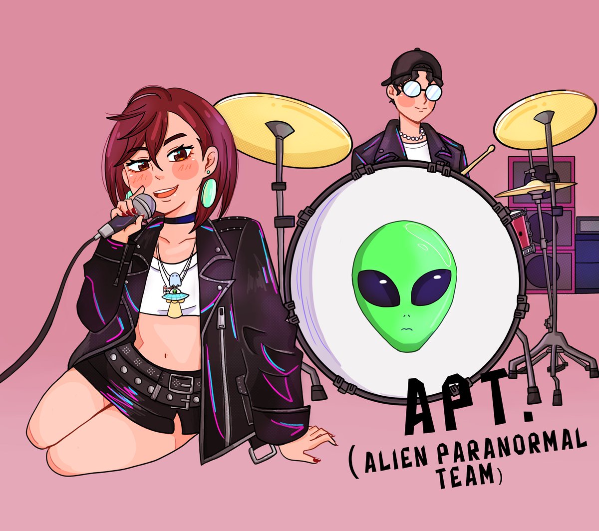APT!! (Alien Paranormal Team)👽👻🎸🥁 #ダンダダン #dandadan