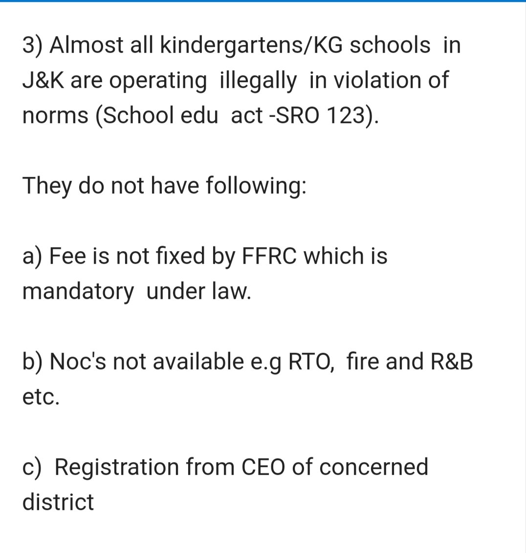 Msuhaildar's tweet photo. Rs  1000 CRORE Private School Scandal in J&amp;K.

@OfficeOfLGJandK
@manojsinha_ @OmarAbdullah @sakinaitoo @GulistanNewsTV @GreaterKashmir @RuhullahMehdi @EduMinOfIndia @SchoolEdujkut @DselEduMinistry @JKACB @JmuKmrPolice https://t.co/rzF018pdHA