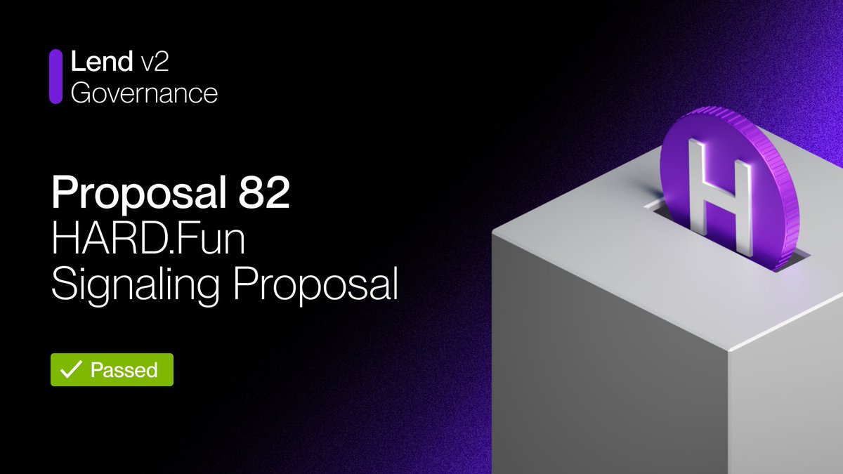 hard_protocol's tweet photo. Prop #82 https://t.co/SXUEdKsZhb Signaling Proposal has PASSED! 

https://t.co/SXUEdKsZhb will be launching shortly on Kava EVM following the community’s approval. https://t.co/Wax523ROP9