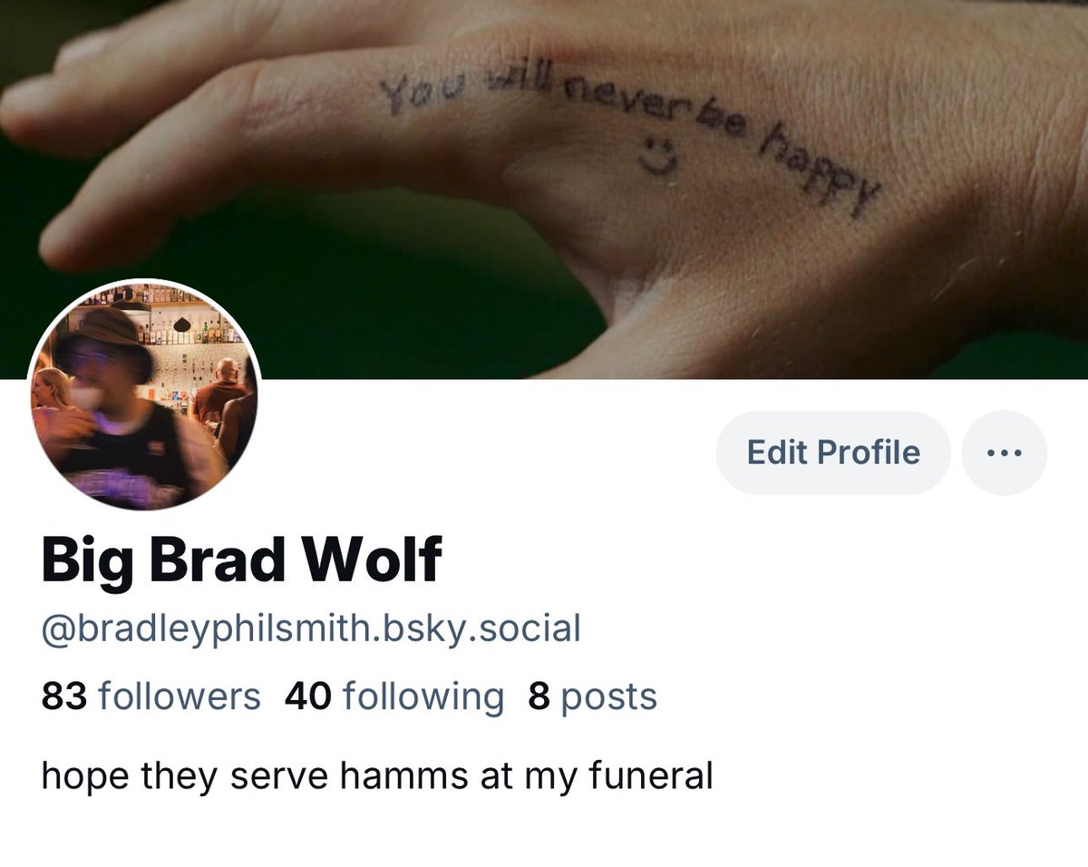 Since Timberwolves Twitter is making the mass exodus, I’ve had this account for months and keep forgetting about it but you can find me there