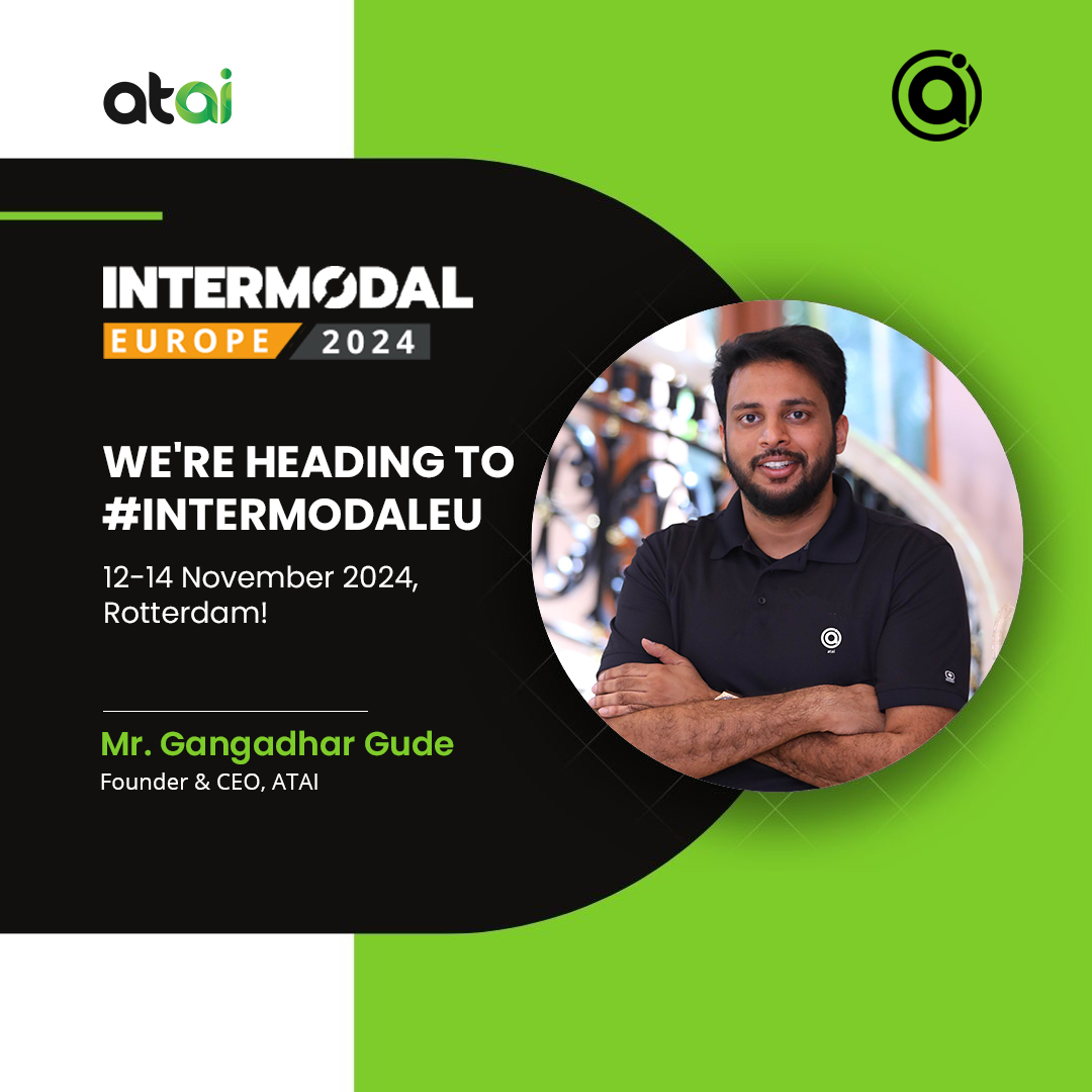 Our CEO, Gangadhar Gude, Heading to Intermodal Europe today, in Rotterdam, Netherlands!
Let’s connect and shape the future of logistics together!

#atai
#tic4.0
#IntermodalEU Intermodal Events