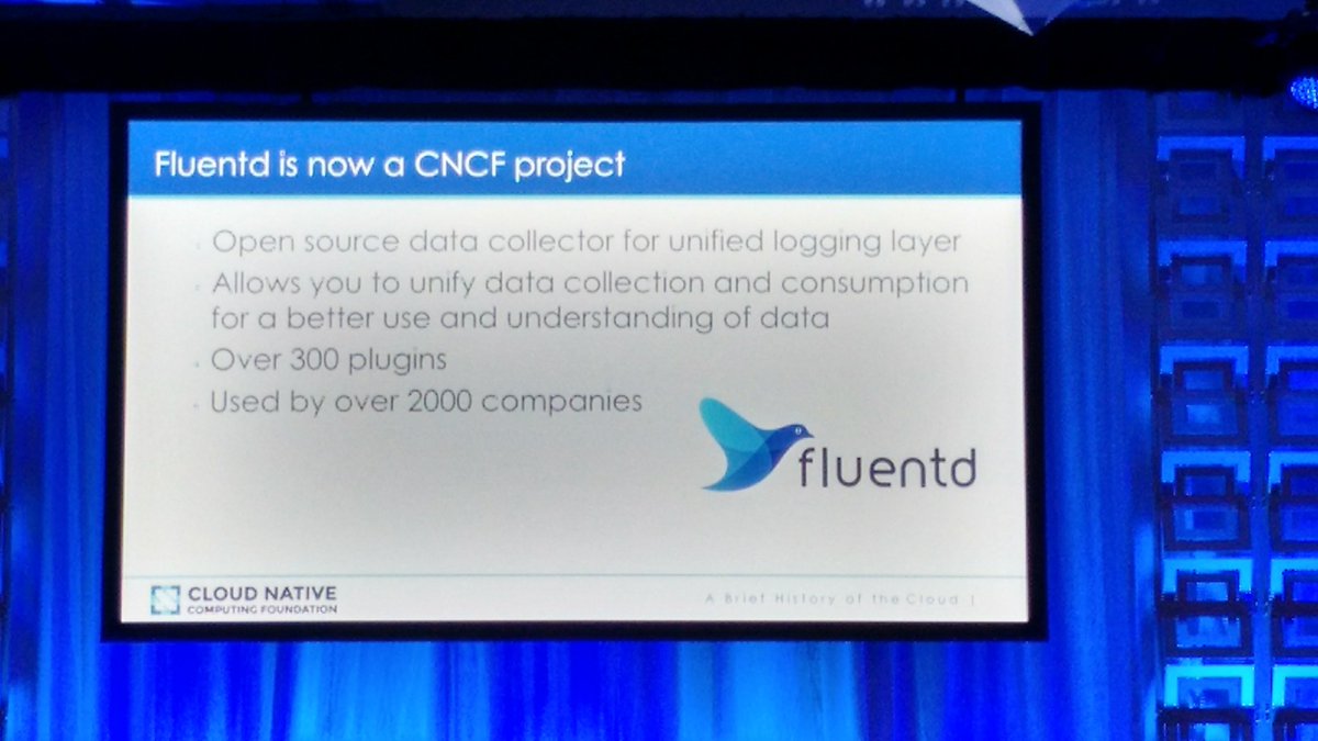 Exactly "8 years ago" (Nov 11, 2016), <a href="/fluentd/">Fluentd</a> officially joined the <a href="/CloudNativeFdn/">CNCF</a> :)