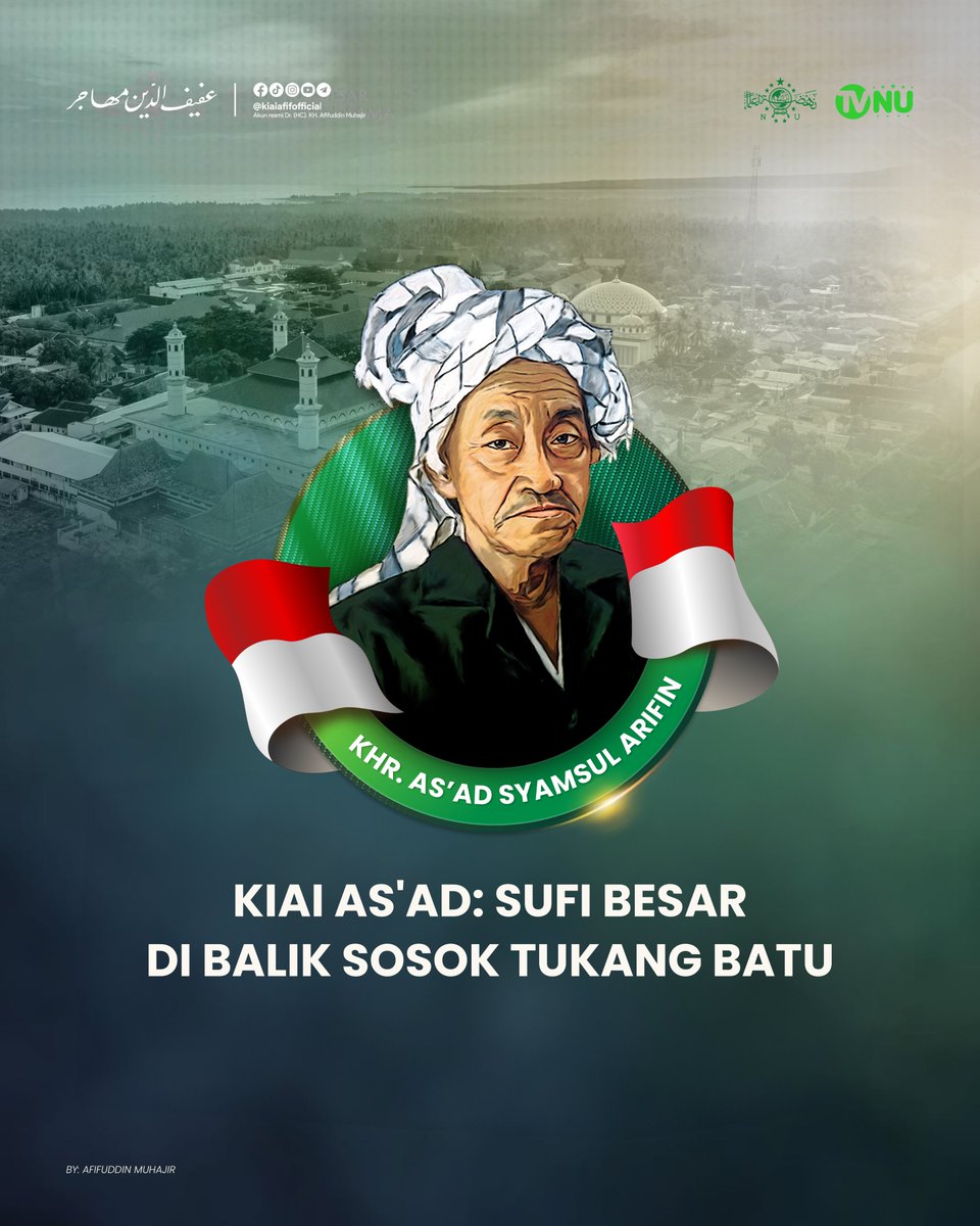 IAI AS'AD: SUFI BESAR DI BALIK SOSOK TUKANG BATU
.
Sepanjang pengetahuan saya, Pondok Pesantren Salafiyah Syafi'iyah Sukorejo Situbondo tidak pernah berhenti membangun. 
Selangkapnya di:
maalysitubondo.ac.id/kiai-asad-sufi…