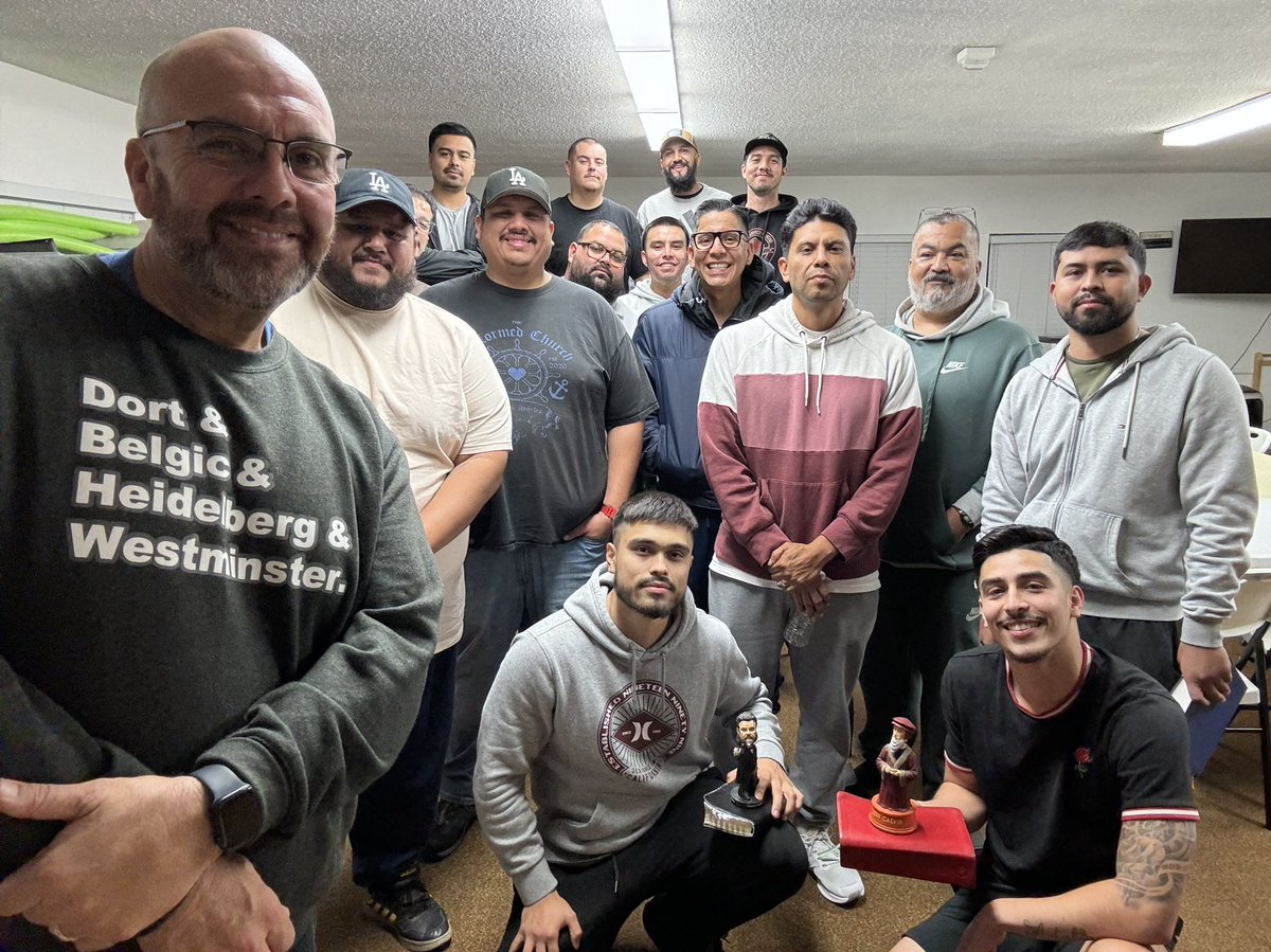 RevRudyRubio's tweet photo. I love gathering with these men! #HoodGrace #RCLA #Lynwood #MensGroup #RCUS https://t.co/exSL1knIy8