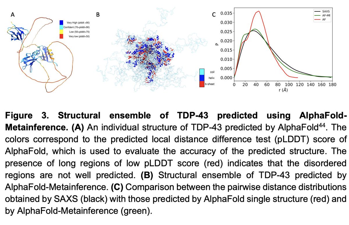 DailyHealthcareAI (@aipulserx) on Twitter photo Can deep learning methods trained on folded proteins effectively predict the structural ensembles of disordered proteins? <a href="/Cambridge_Uni/">Cambridge University</a> <a href="/ChemCambridge/">Cambridge Chemistry</a> <a href="/VendruscoloLab/">Vendruscolo Lab</a>
"AlphaFold-Metainference: Prediction of Structural Ensembles of Disordered Proteins"
• A new development Can deep learning methods trained on folded proteins effectively predict the structural ensembles of disordered proteins? <a href="/Cambridge_Uni/">Cambridge University</a> <a href="/ChemCambridge/">Cambridge Chemistry</a> <a href="/VendruscoloLab/">Vendruscolo Lab</a>
"AlphaFold-Metainference: Prediction of Structural Ensembles of Disordered Proteins"
• A new development