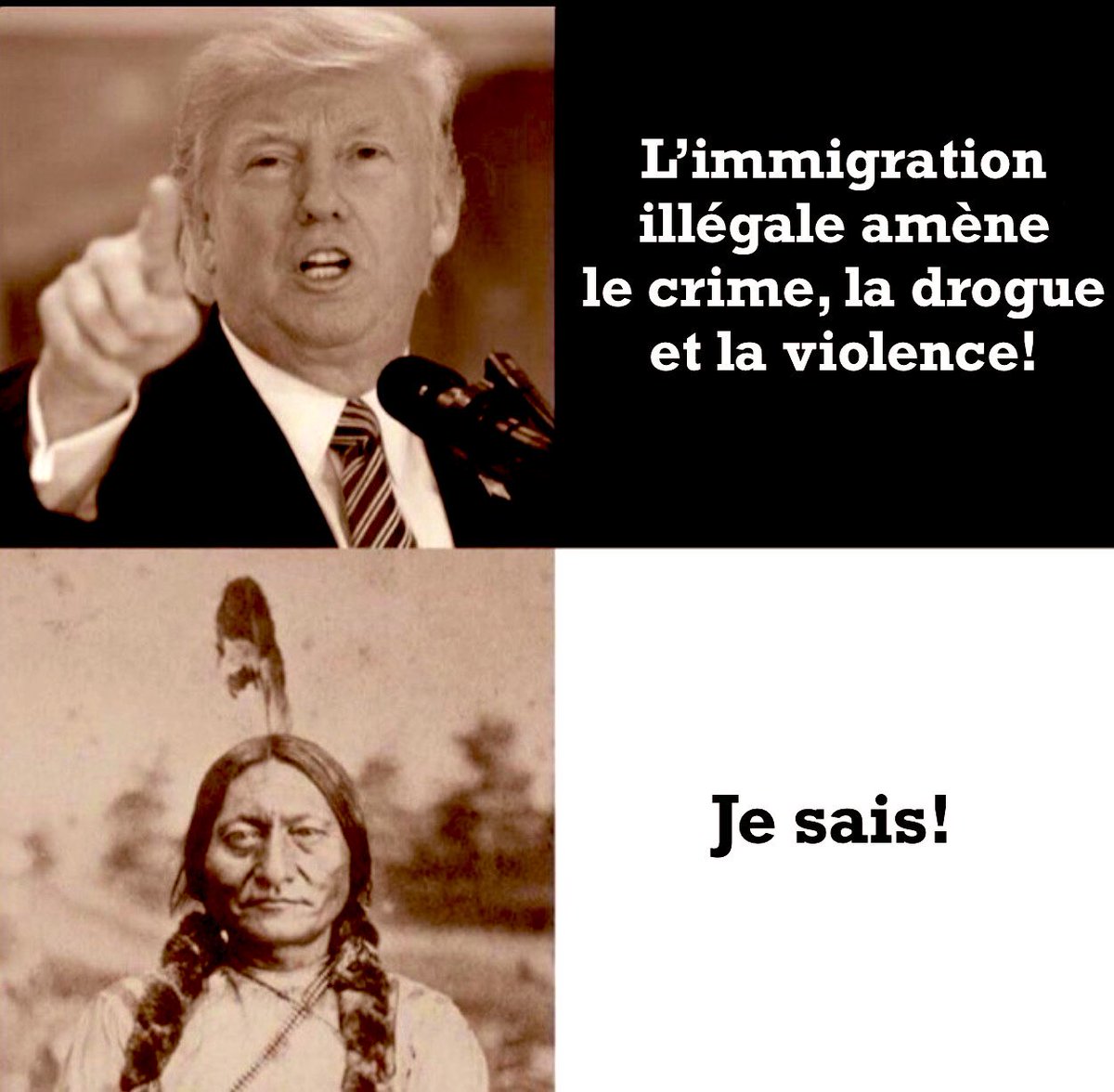 Les envahisseurs ont inventé le mot “ immigration ” 

C’est vous les criminels mes colons 🫢