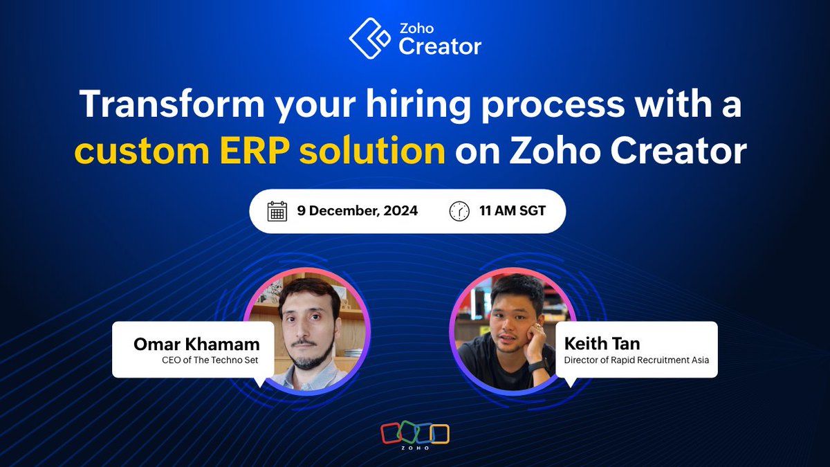 Zoho Creator tweet media