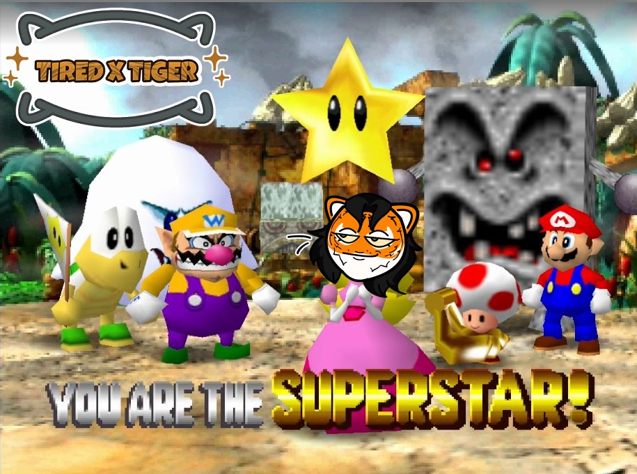 xtiredxtigerx's tweet photo. 🐯🗯️NGL they had me in the first half - but we came back in just in time!!
VOD is up: https://t.co/bYWh9fcUo9
🚨 This tiger yells & has a cruddy mic - volume warning!
#marioparty #n64 #winning #superstar #keepguessing #twitchgamer #pngtuber #poststream #CHEX https://t.co/h2PaEhHkGF