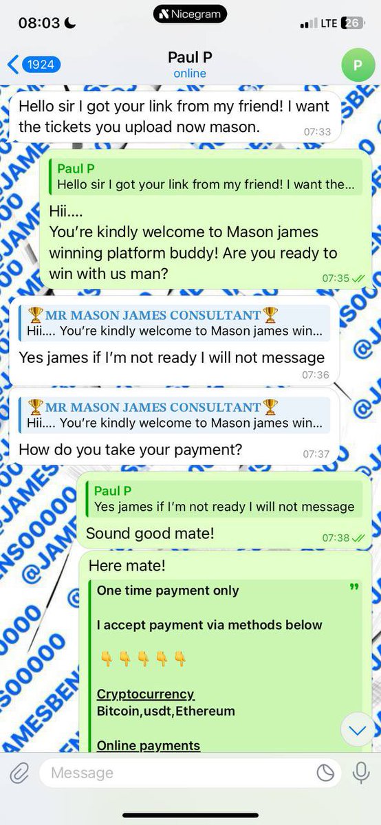 JAMESTIPSTERS's tweet photo. A Subscriber have paid for today ticket. ✅

Ticket price to book £100 Only ✅

Don’t Judge Others By What You’ve Experienced In The Time Past😎

Move On……….. Lots Opportunities Are Widely Open If You Can Hold It Firm.
Let Make An Impact Now👇🏼👇🏼👇🏼

https://t.co/Zy76zswKPZ https://t.co/WRWdZgzOAR