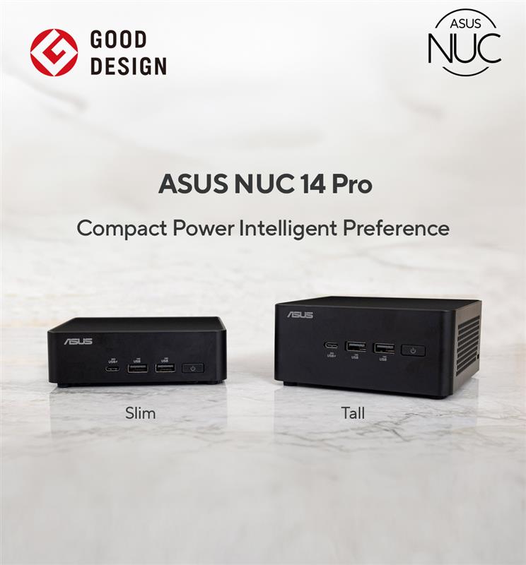 ASUSIndia's tweet photo. 🎖️Meet our 2024 #GoodDesignAward winner—the ASUS NUC 14 Pro!
✨Intel® Core™ Ultra 7 CPUs
✨Intel® Arc GPUs
✨Intel® AI Boost (NPU)
✨3-year warranty with global support
Spec out your new palm-sized powerhouse today!💯
#ASUSNUC #AwardWinner #AINUC https://t.co/aPv3hXkfG8