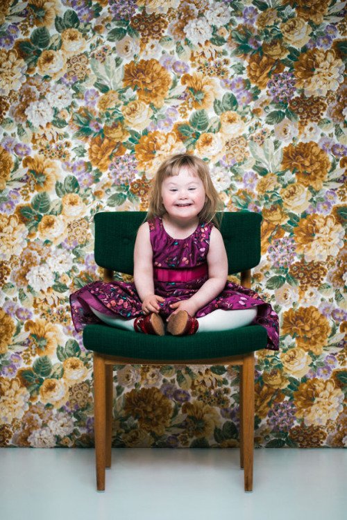 Icelandic photographer Sigga Ella, series of portraits of people with Down’s Syndrome called ‘First and foremost I am’  #WomensArt