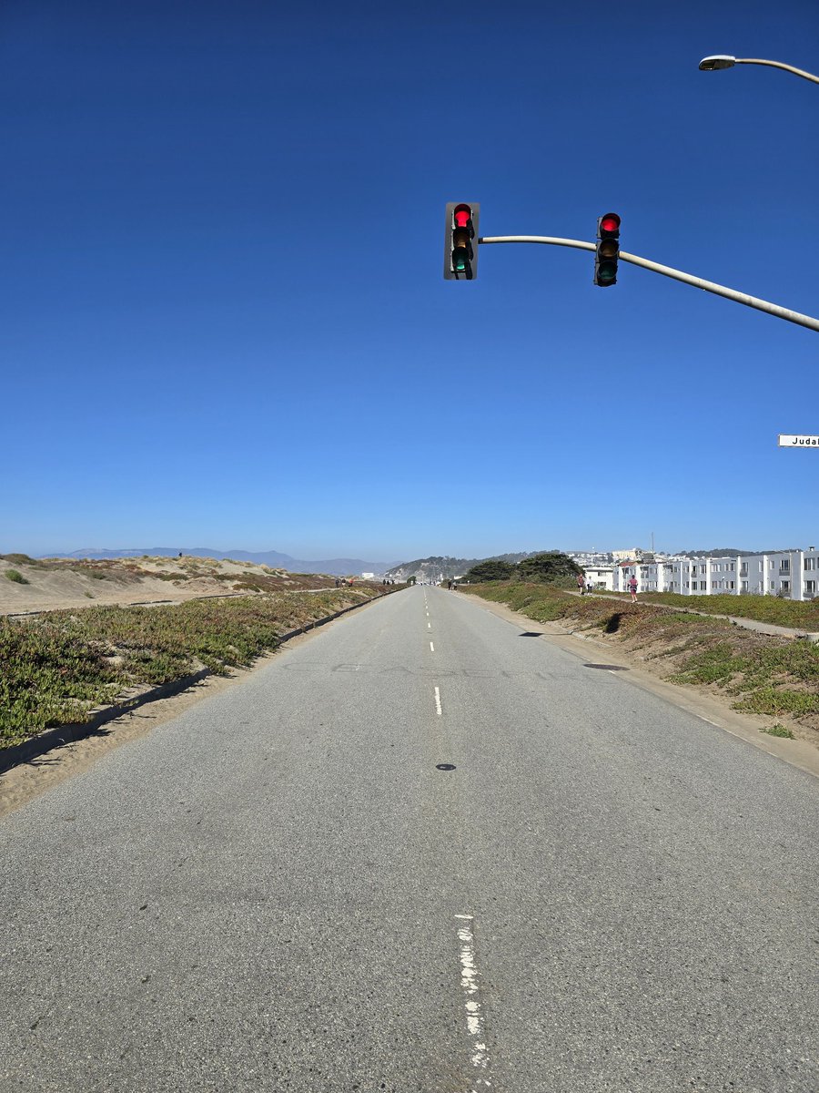 The car free Great Highway in SF is magnificent! Giving space back to the people!