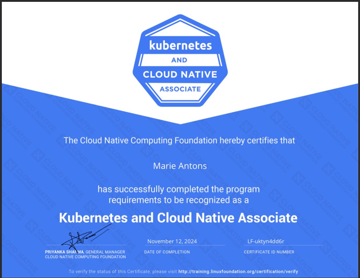 Step 1 complete, 4 more to go #k8s #Kubernetes