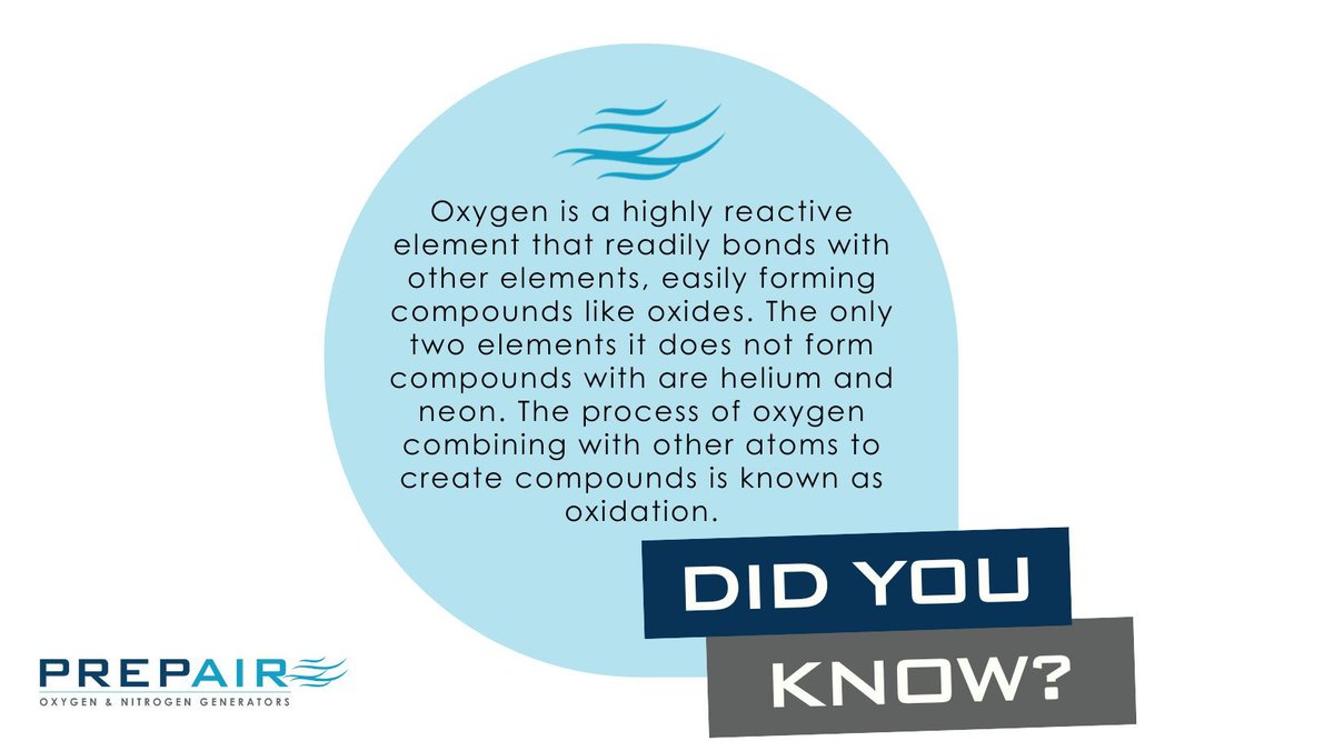 air_prep's tweet image. Did You Know?

Contact us today
buff.ly/2WR5N2A |  info@prepair.co.za

#PrepAir #OxygenAndNitrogen #OxygenGenerators #NitrogenGenerators #powergeneration #energyproduction #oxygen #nitrogen