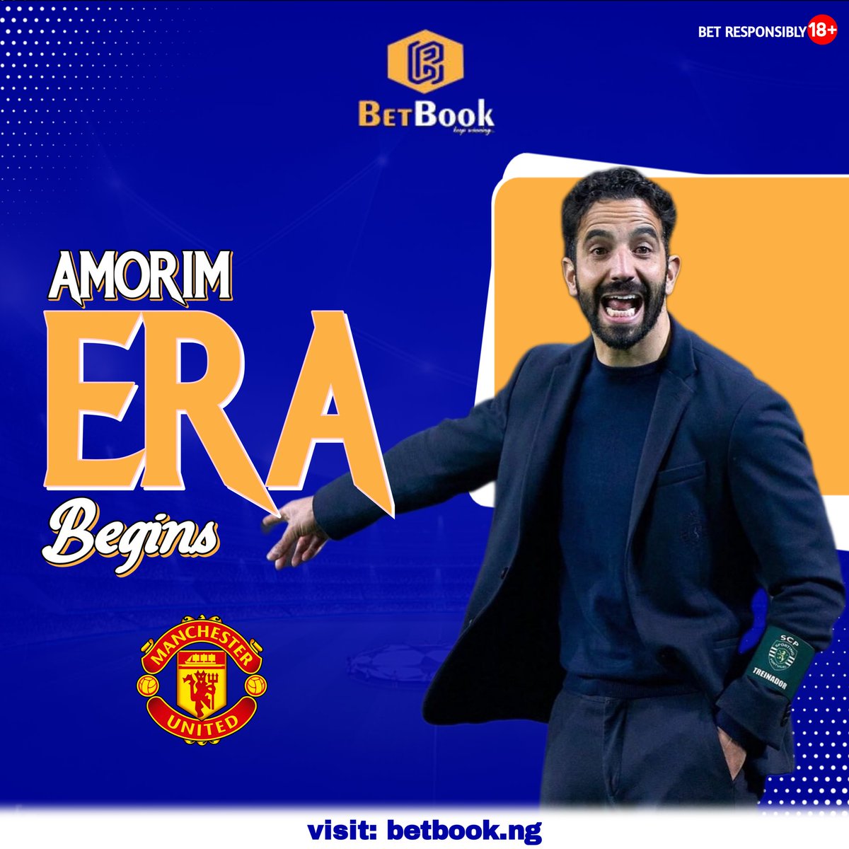 NEW ERA BEGINS AT OLD TRAFFORD
 Manchester United welcomes Amorim Home 🏟️

#Amorim #sportsnews #Tuesdaynews #betbook #havertz #LISA #BINI