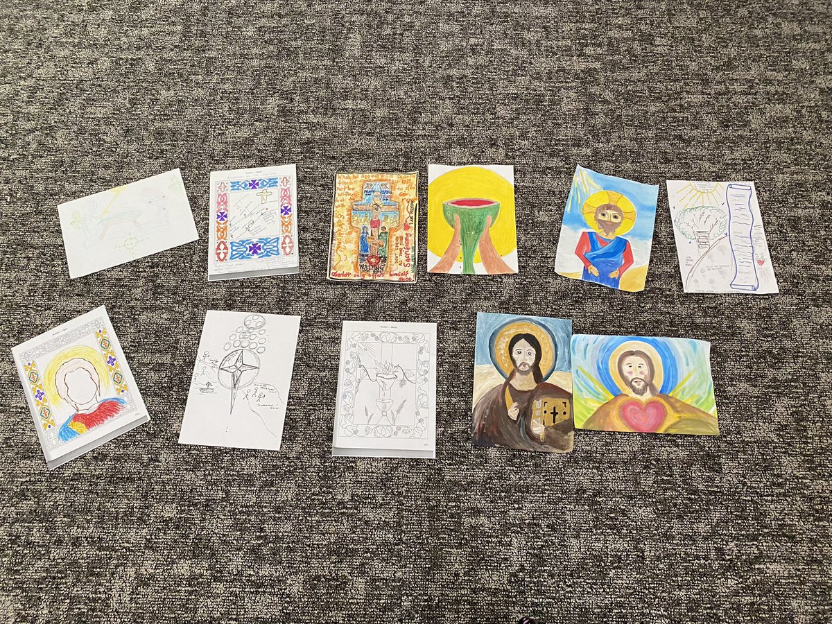 On the weekend we held our Galilee alumni retreat with the theme of
Icons: Gazing on the Divine Mystery. We learned how to read icons, prayed to them and wrote our own.
