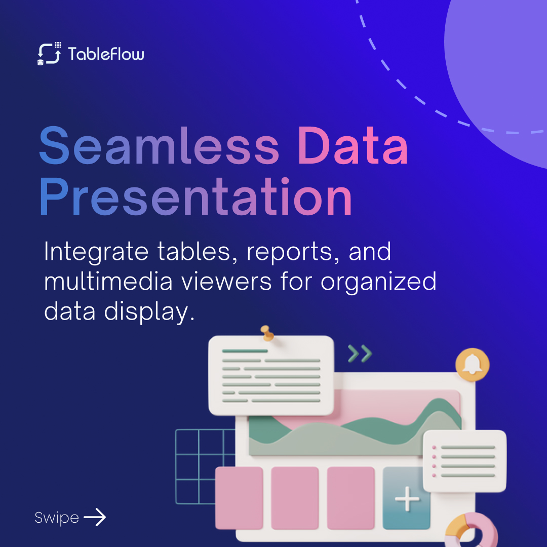 S_Analysts's tweet image. 🚀 Build smarter, faster, and better with Tableflow's Form Designer!
Transform your ideas into powerful apps in no time with Tableflow's no-code platform
💻 Start creating today—it's just one click away!
apps.tableflow.tech/register
#NoCode #AIInnovation #Tableflow #AppDevelopment