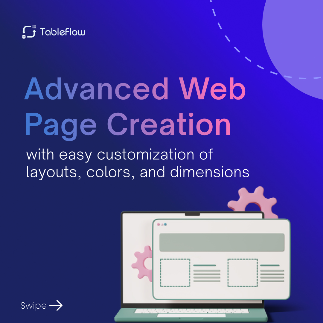 S_Analysts's tweet image. 🚀 Build smarter, faster, and better with Tableflow's Form Designer!
Transform your ideas into powerful apps in no time with Tableflow's no-code platform
💻 Start creating today—it's just one click away!
apps.tableflow.tech/register
#NoCode #AIInnovation #Tableflow #AppDevelopment