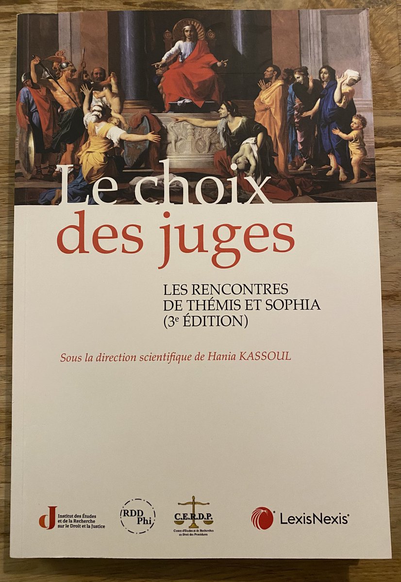 Merci à Hania Kassoul de l’envoi de l’ouvrage qu’elle a dirigé sur le thème du choix des juges ! Un thème riche (choisir les juges en première partie ; les juges face au choix en seconde) et passionnant.