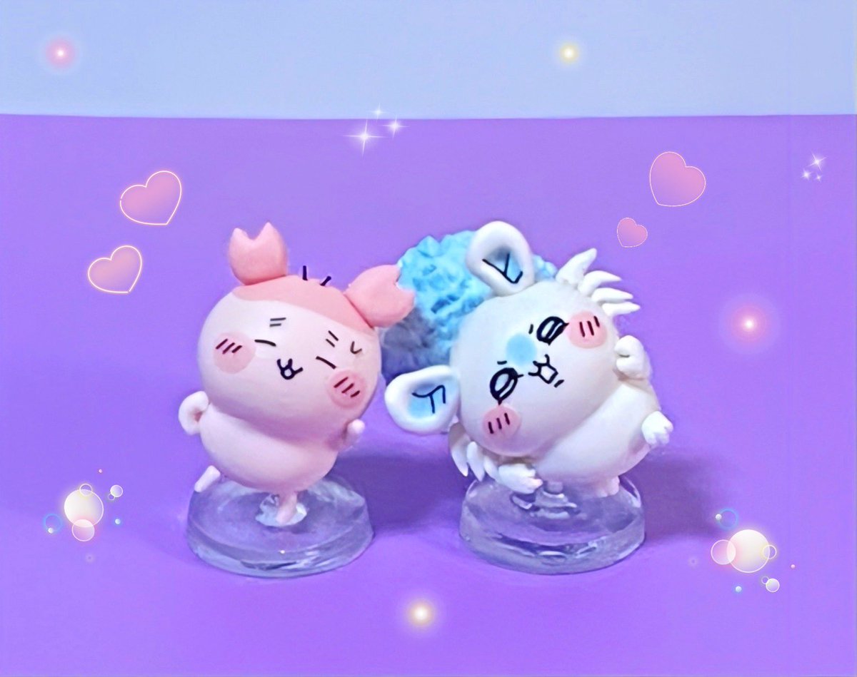 この前のカニちゃんとモモンガのイラストを 作ってみた❣️ モモちゃん